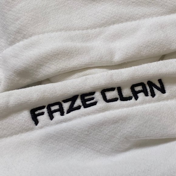 Faze Clan x Champion White Ghost Pullover Hoodie - Picture 6 of 11